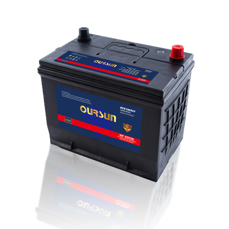 12V 55AH N50R car battery auto battery factory wholesale 1SM Korea technique car battery