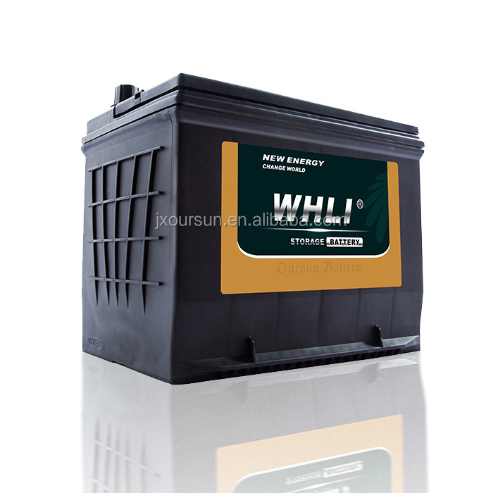 12V 55AH N50R car battery auto battery factory wholesale 1SM Korea technique car battery