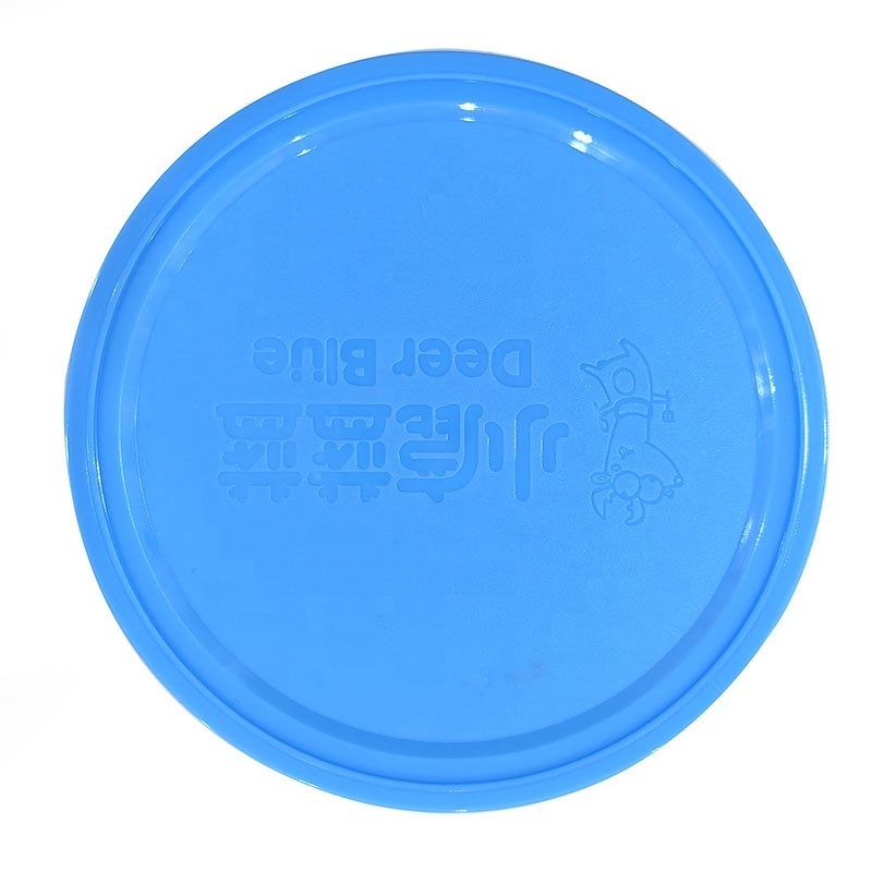 Factory price wholesale sales hard plastic lid cap PE cover 401# paper can milk powder lid