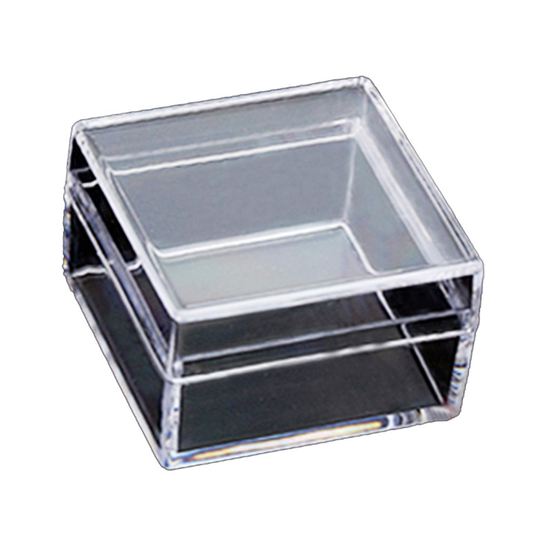 Wholesale Customized Good Quality Transparent Box Clear Small Plastic tiramisu Candy Dessert Boxes PS Mini Box Transparent