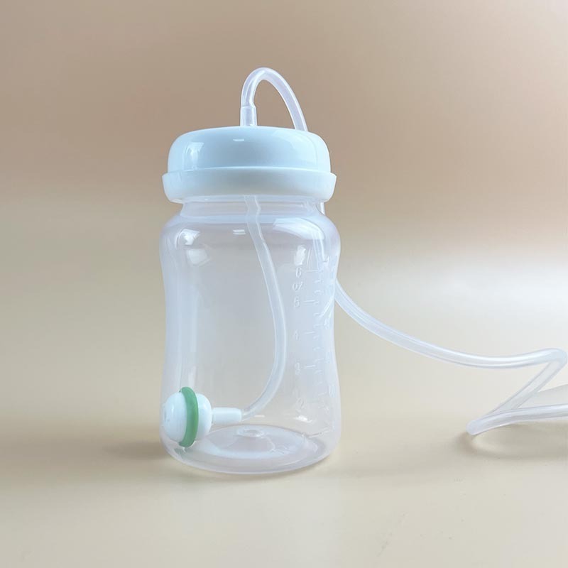 New Prpduct Hands Free Baby Bottle with Tube  - Anti-Colic  Feeding Baby Bottle System   Milk Weaning Baby Supply