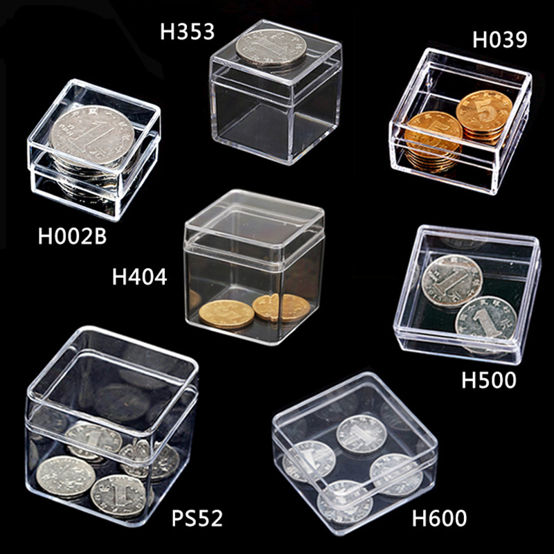 Wholesale Customized Good Quality Transparent Box Clear Small Plastic tiramisu Candy Dessert Boxes PS Mini Box Transparent