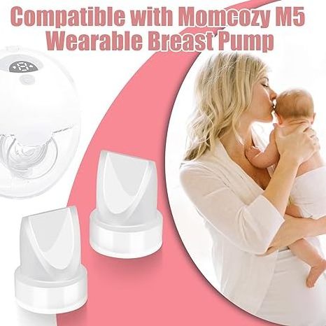 Duckbill Valves Compatible with Momcozy M5 Wearable Breast Pump, Replacement Pump Parts Accessories Compatible for Momcozy M5