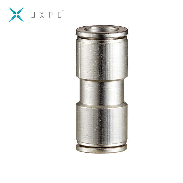 JXPC Pneumatic Metal One Touch Brass PU Tube Connector Push Fittings