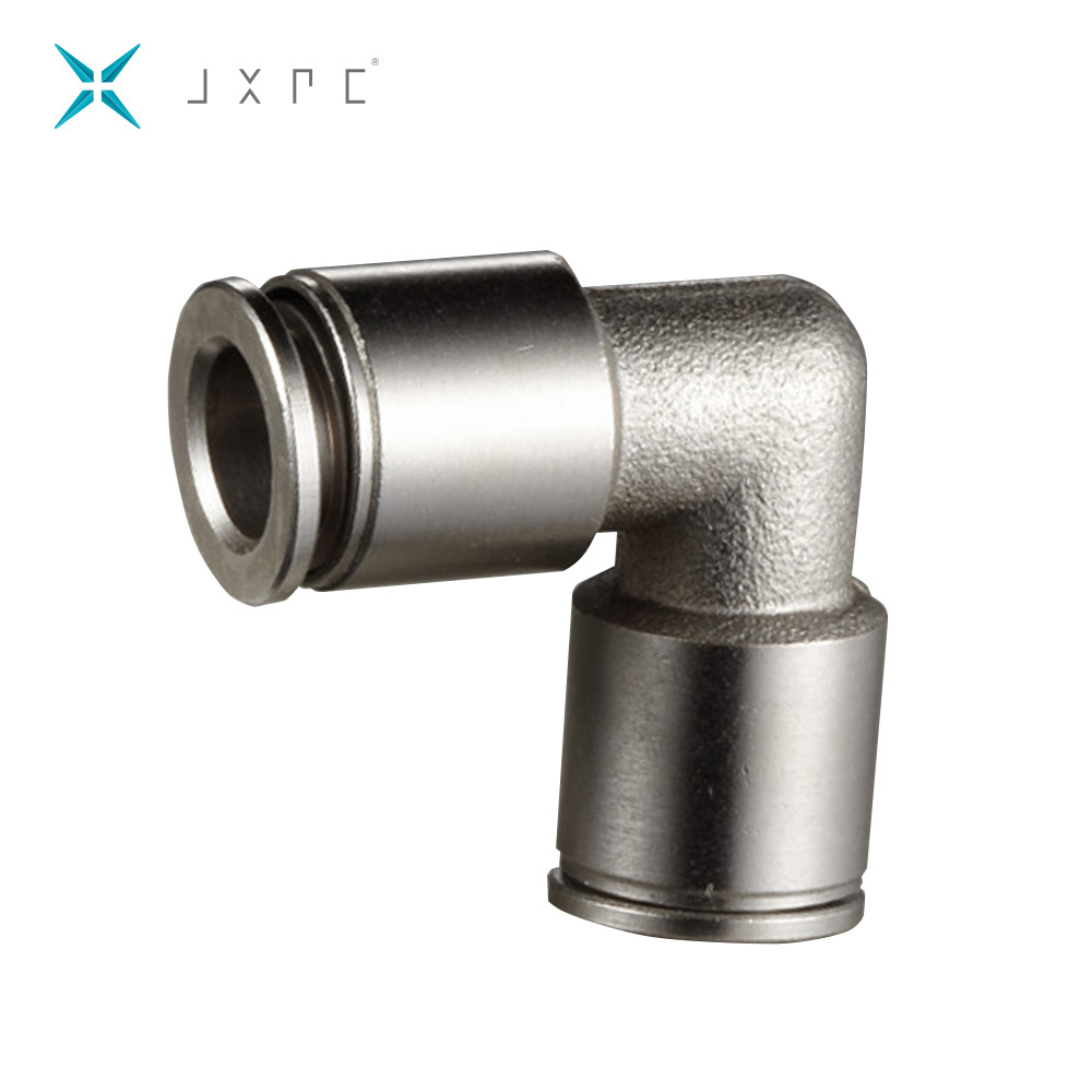 JXPC Pneumatic Metal One Touch Brass PU Tube Connector Push Fittings