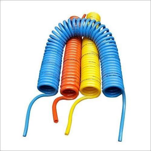 Pneumatic PU Spring Coiled Air Hose 6*4