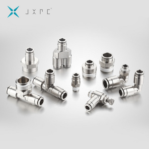 High Quality Durable Pneumatic Gas Brass Connector Push Fittings