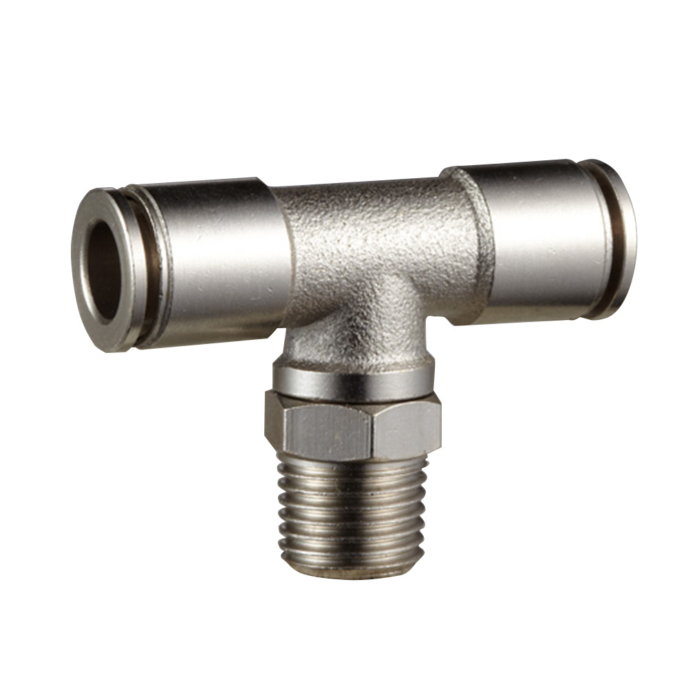 High Quality Durable Pneumatic Gas Brass Connector Push Fittings