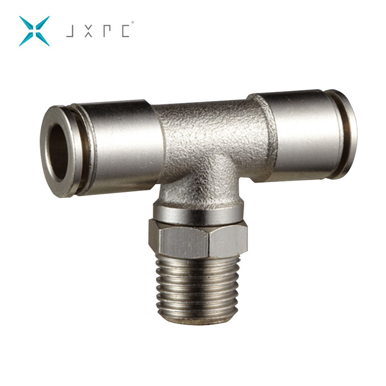 Whole Brass One Touch Metal Pipe Fitting Pneumatic