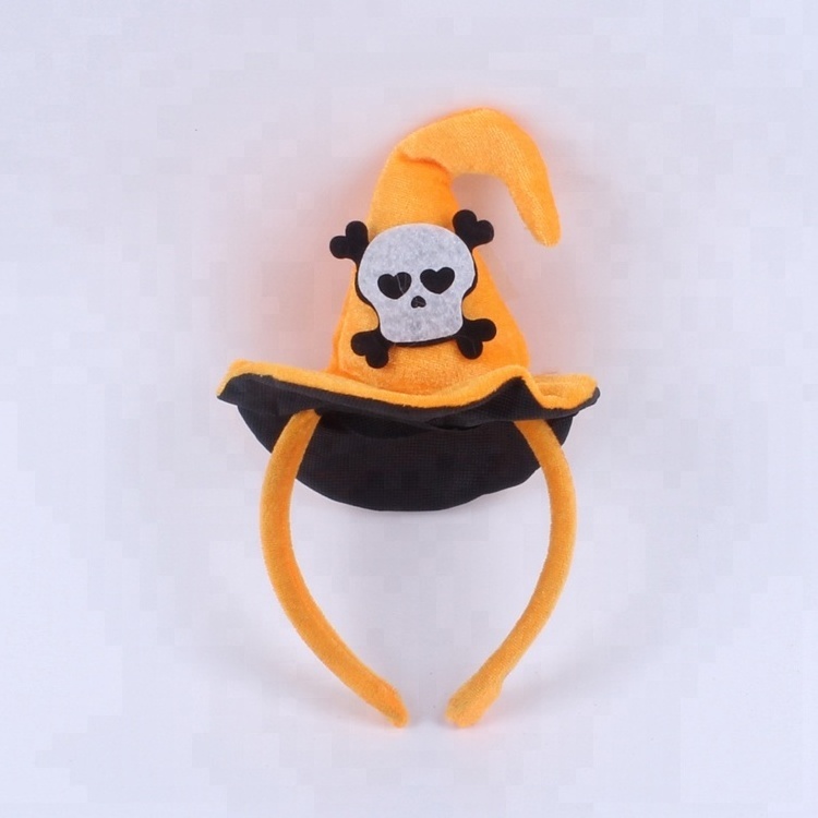 Halloween Costume Accessory-Cute Pumpkin Spider Bat Cap Headband Plastic Rubber Party Favors Birthday Event Baby Shower OEM Size