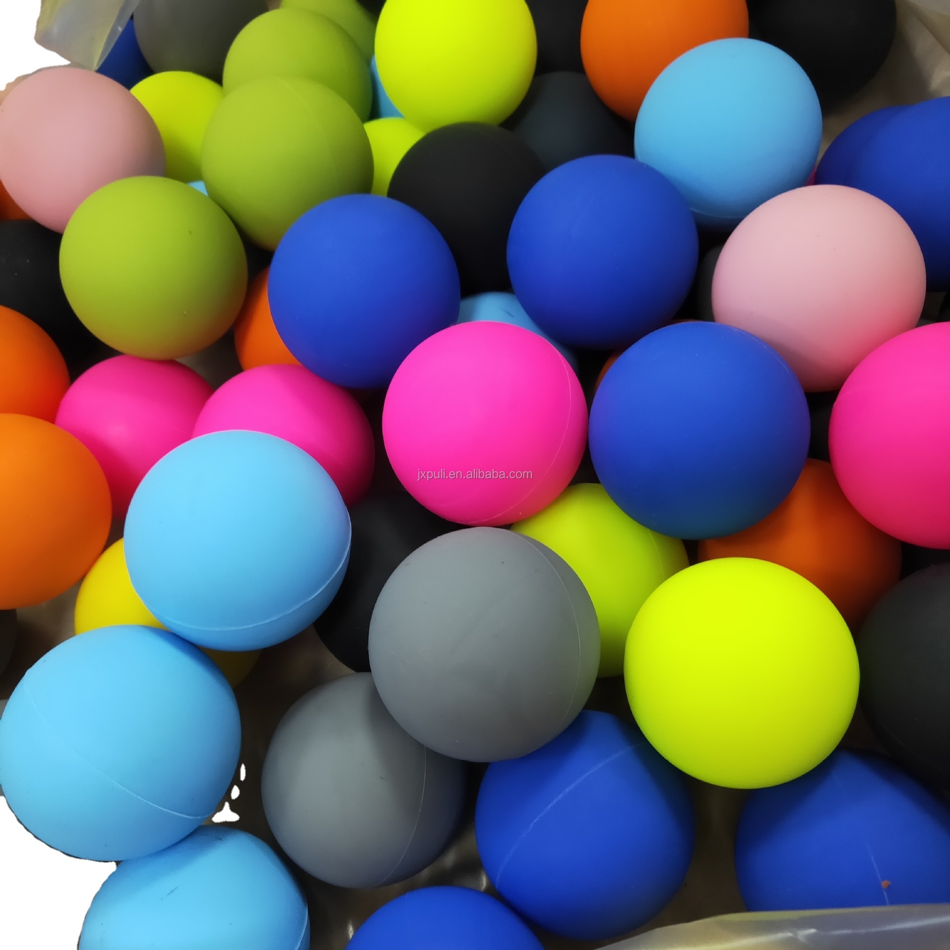 Custom design and logo rubber elastic ball massage balls