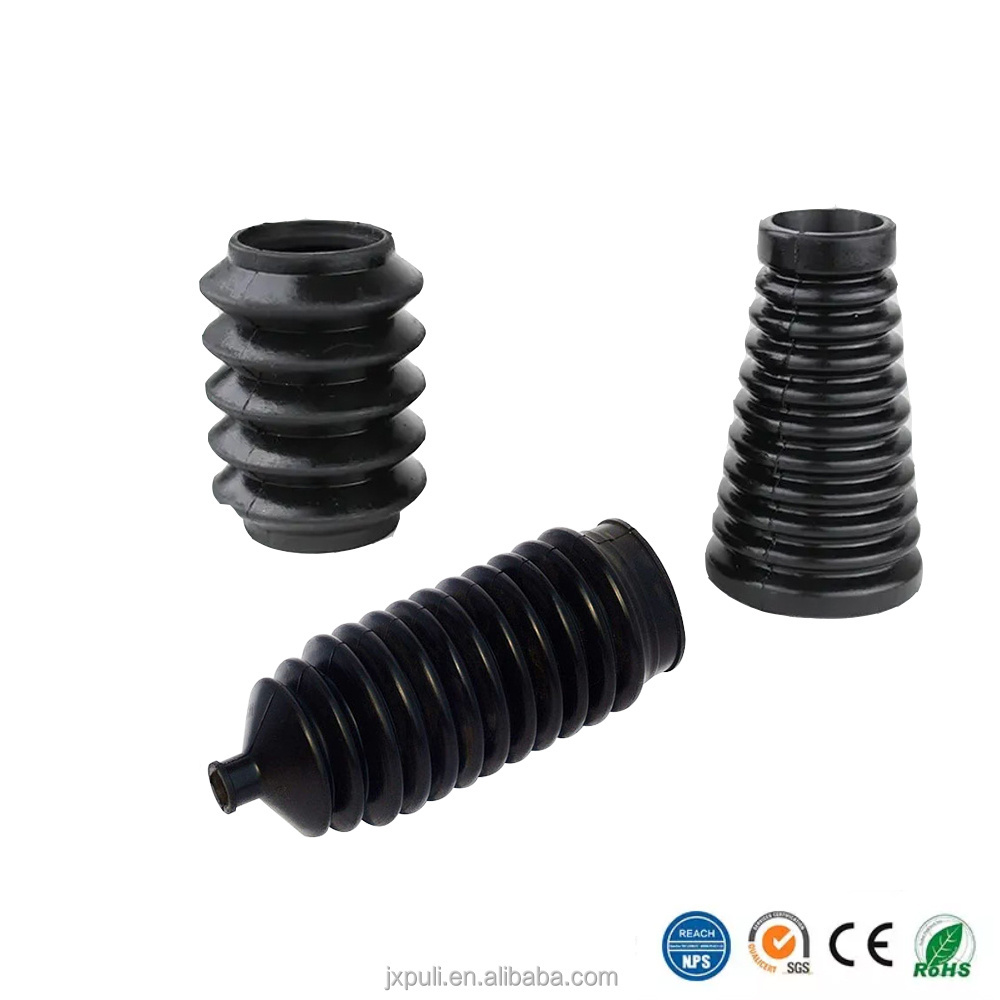 PULI Automotive Corrugated Rubber Boot Rubber Bellow Grommet For Cars Cylinder Rubber Bellow Covers Product