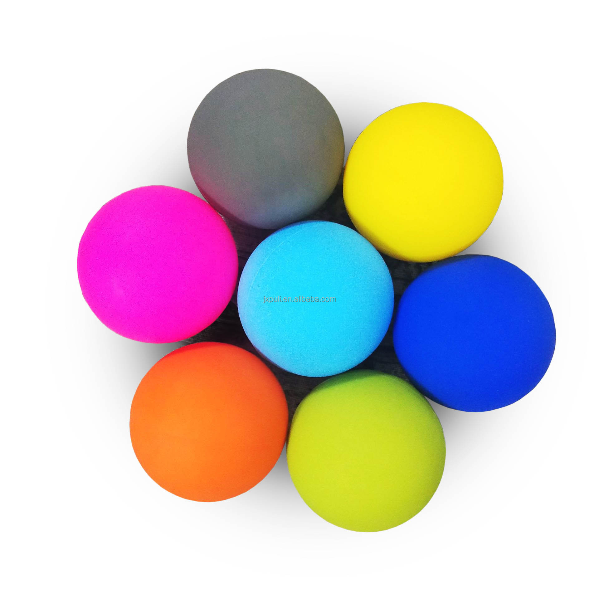 Custom design and logo rubber elastic ball massage balls