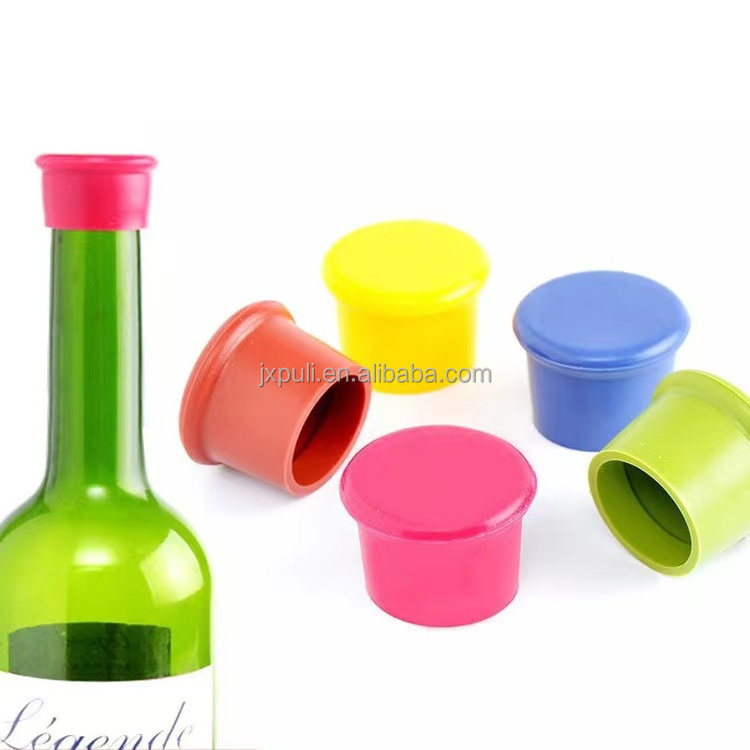 Puli Sealing Tapered Multi Color Hole Silicone Cone Stopper Rubber Plugs Rubber End Caps For Test Tube Wine Bottle