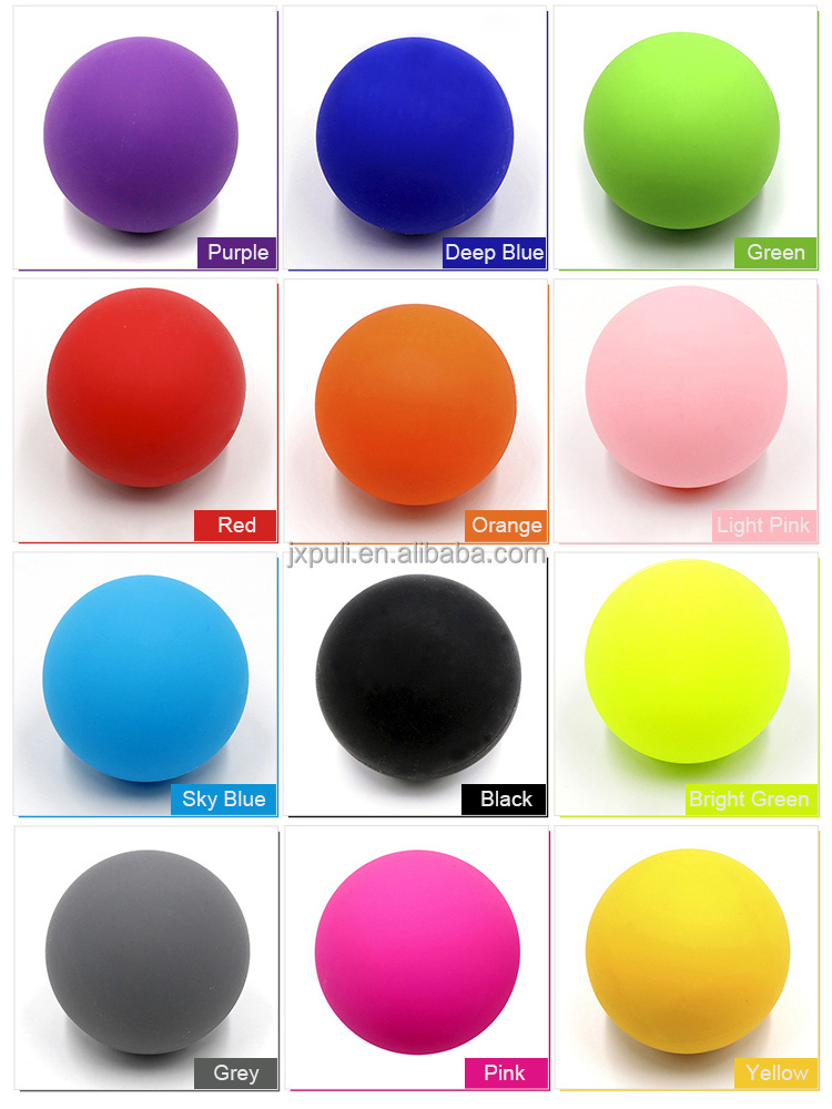 Custom design and logo rubber elastic ball massage balls