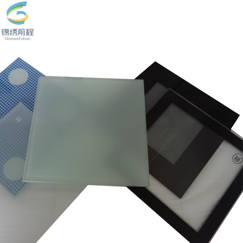 China Glass Factory custom colored ceramic frit tempered laminated glass factory