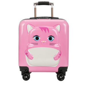 Three-dimensional Cartoon PP Trolley Luggage Bag Children's Travel Suitcase On Wheels Cabin Rolling Luggage