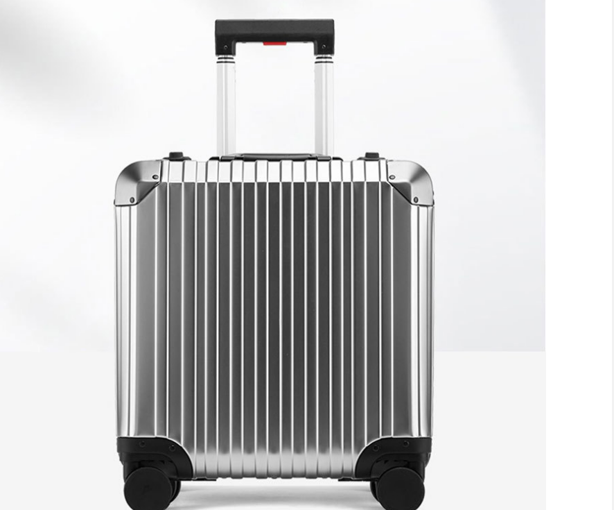 18inch High Quality Aluminum  Luggage  Spinner Silent Wheels Designer Luggage Colorful Carry On Trolley Bags For Travel Business