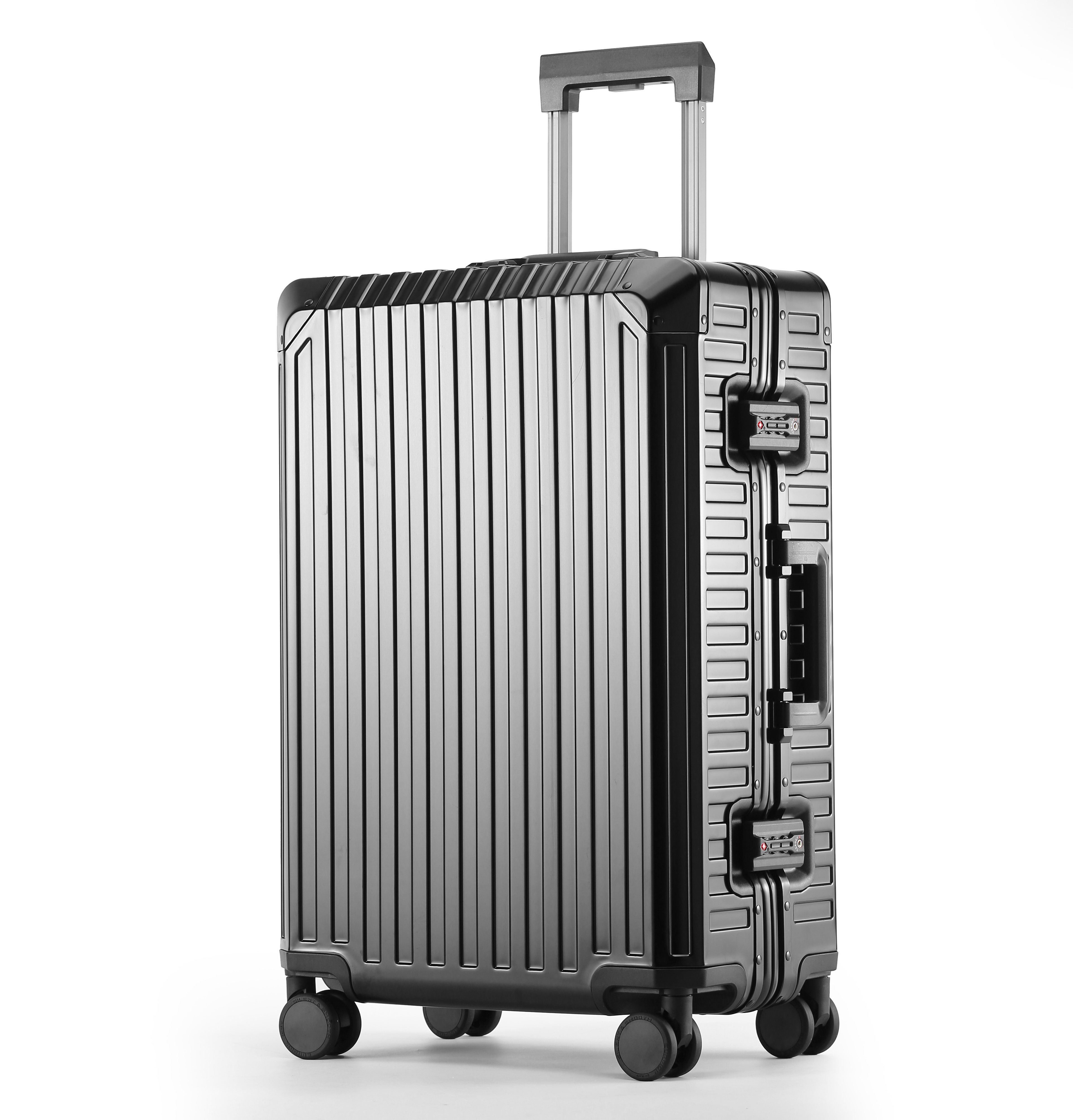 High Quality Designer Aluminium Reisekoffer Koper Koffer Checked Trolley Set Suitcases Luggage Full Aluminum