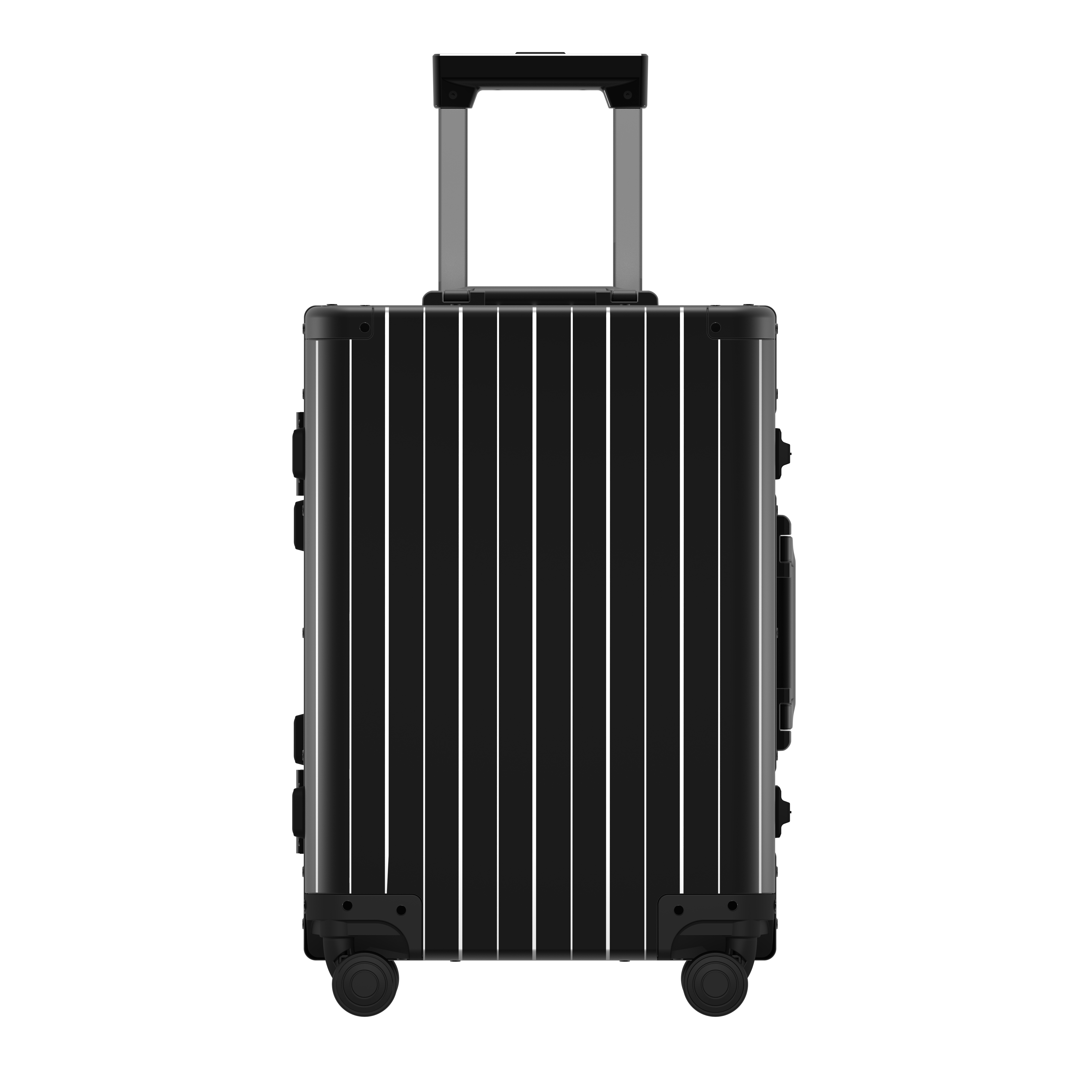 Luxury black Suitcase All Aluminum Luggage Trolley with TSA Lock 2023 Hot Sale Vintage Style Luggage 20 inch 26 inch