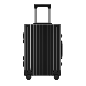 Luxury black Suitcase All Aluminum Luggage Trolley with TSA Lock 2023 Hot Sale Vintage Style Luggage 20 inch 26 inch