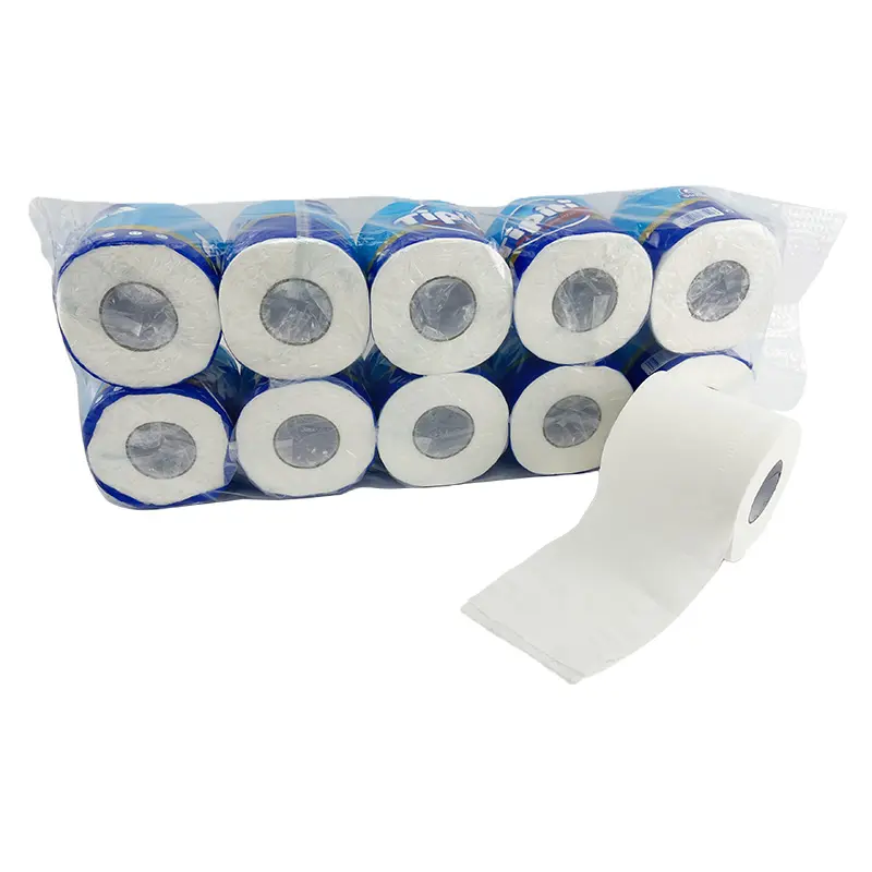 Core Standard Roll Toilet Paper Softwood Pulp 2 ply 500sheets Toilet Tissue Paper For Household