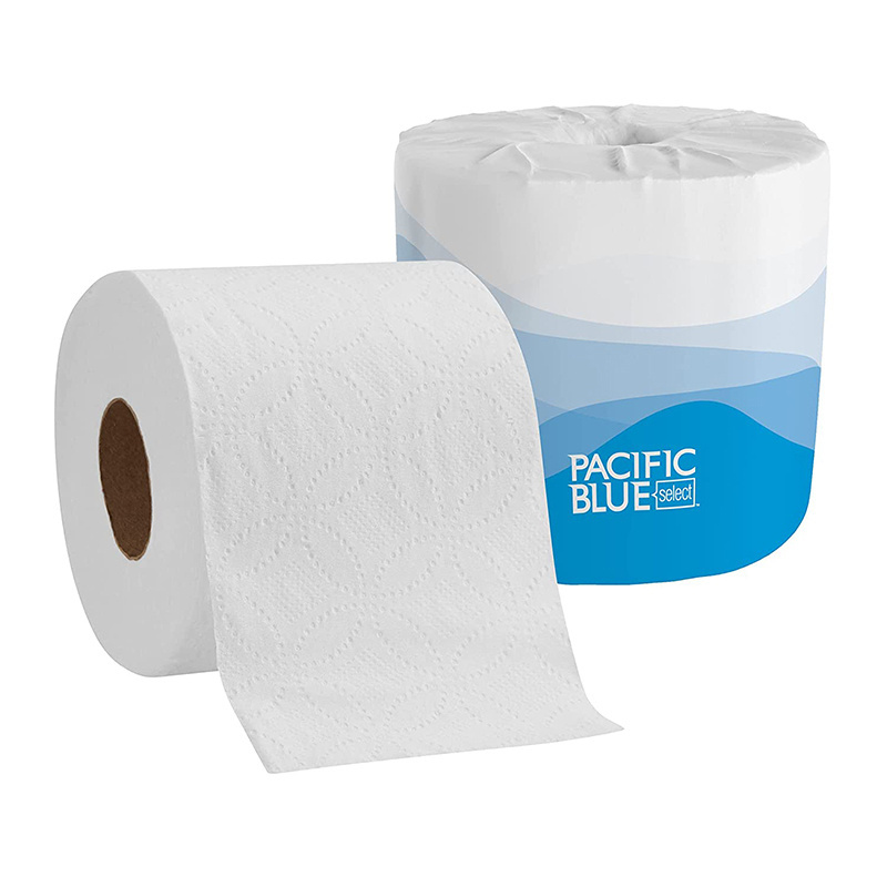 Core Standard Roll Toilet Paper Softwood Pulp 2 ply 500sheets Toilet Tissue Paper For Household