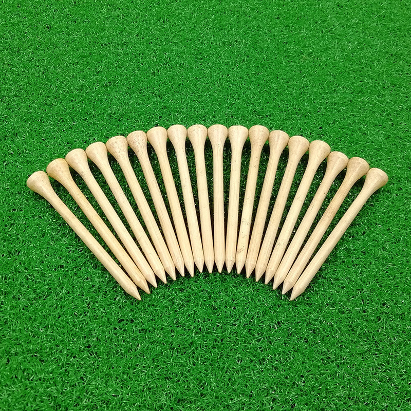 Wholesale Short Wooden Tees For Golf Practice Oem Long 70/83mm Available Bamboo Golf Tees