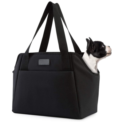 Foldable Portable Pet Carrier Soft Tote Bag Small Dog Cat Carrier Purse with Adjustable Safety Tether