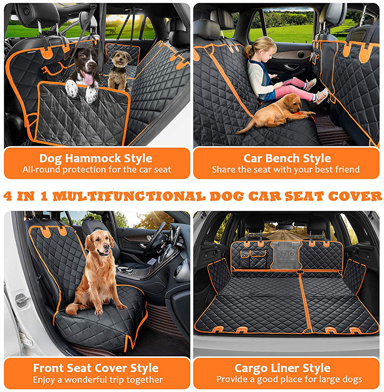 Waterproof Large-size Dog Car Seat Cover Oxford Pet Car Back Seat Mat Non slip Dog Mat