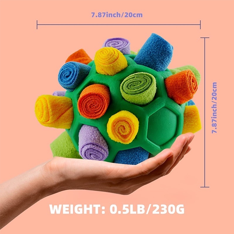 Amazon Hot-sale Interactive Pet Snuffle Ball Dog Toys Dog Slow Feeder Puzzle Toy Pet Supplies