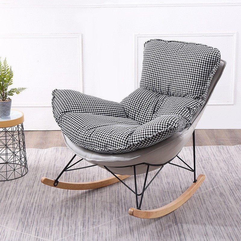 Modern Design Living Room Rocking Chair Comfort Relaxer Single Sofa Chair Recliner Rocking Chair For Adults