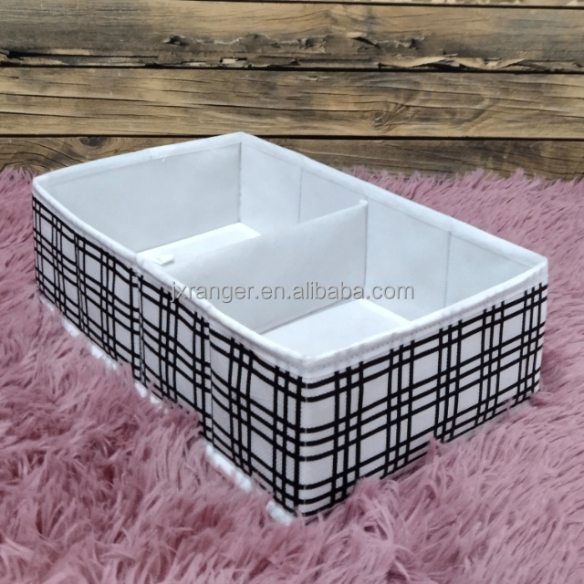 Closet Storage Binsfor Shelves Trapezoid Storage Bin with Handle Linen Closet Organizers and Storage for Clothes