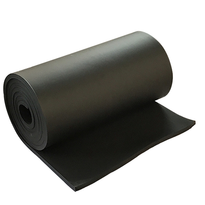 NBR Waterproof EPDM Foam Rubber Insulation Sheet Foam Roll For HVAC