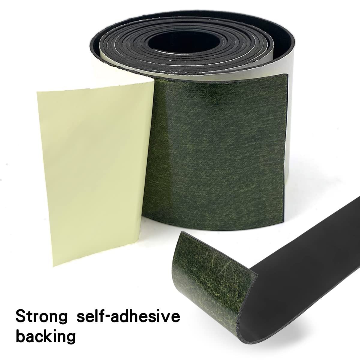 Neoprene Rubber Sheet Self Adhesive, Solid Rubber Sheets, Rolls & Strips for Crafts, Pads, Protection, Supports, Leveling