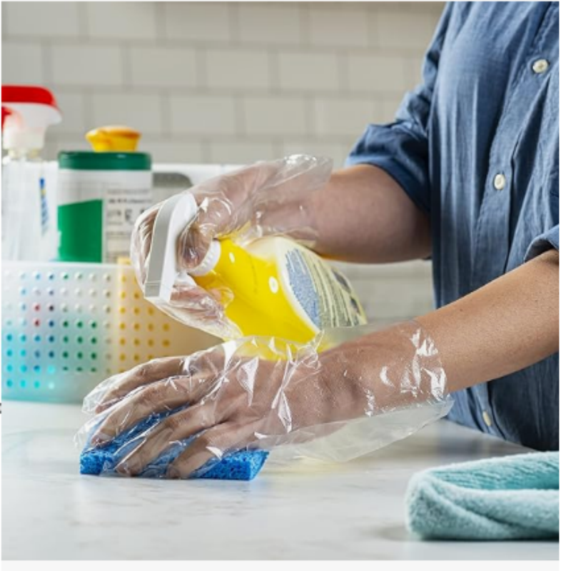 Disposable Sterile Poly Plastic Gloves for Cooking Food Prep and Food Service  Latex  Powder Free