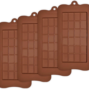 Break-apart Chocolate Molds Protein and Energy Bar Food Grade Nonstick Silicone Silicone Moulds Brown Cake Tools Silicone Model