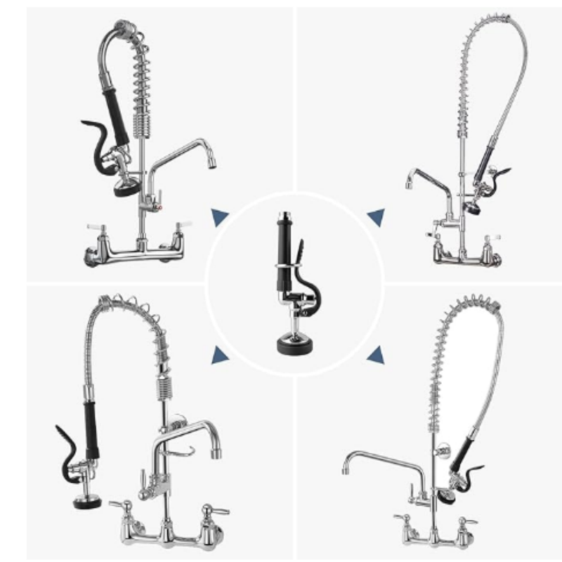 Pre Rinse Sprayer Commercial Sink Sprayer Head Commercial Faucet Parts for Commercial Kitchen Faucet