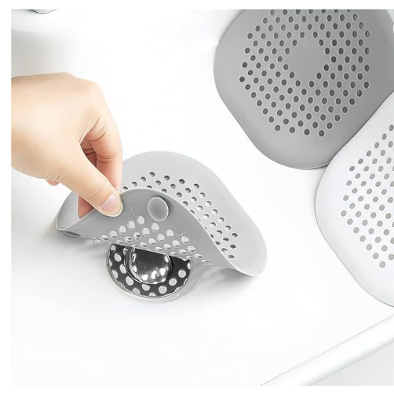 Shower Drain Hair Catcher Bathtub Stopper Home Protectors with Sucker Water Trap Sink Cover for Bathroom Bathtub and Kitchen