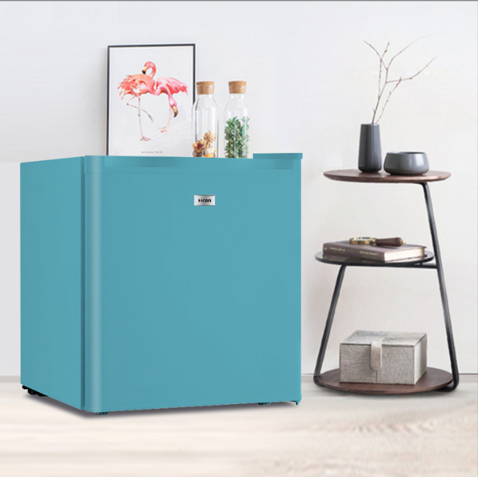 BC-50CF Quick Cooling Multi-Color Optional 220V 50L With Handle Compressor Refrigeration Household Mini Retro Fridge