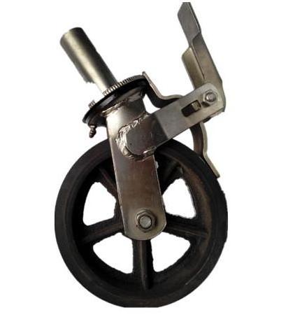 6 Inch caster wheel with brake industrial scaffold caster