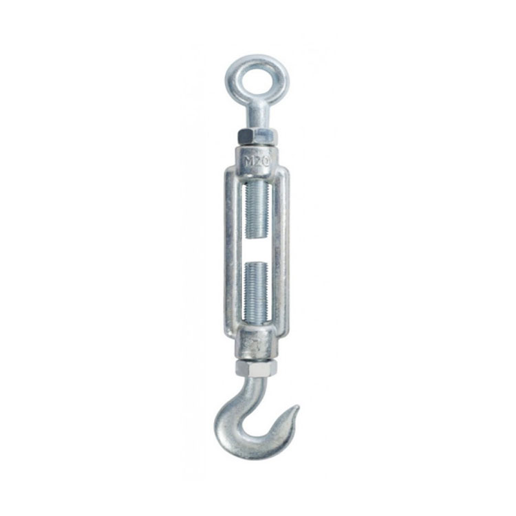 M6-M56 Standard Drop Forged Stainless Steel Din1480 Turnbuckles With Hook And Eye