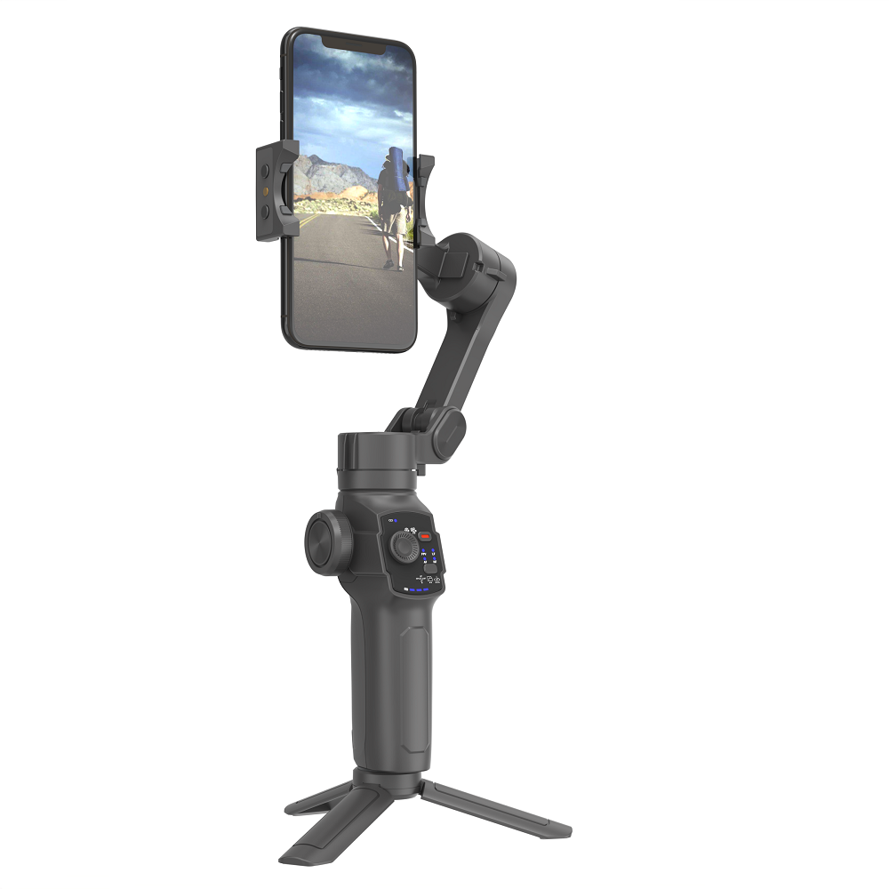 High Quality Auto Gesture Face Tracking Gimbal smooth vlog handheld stabilizer for phone camera