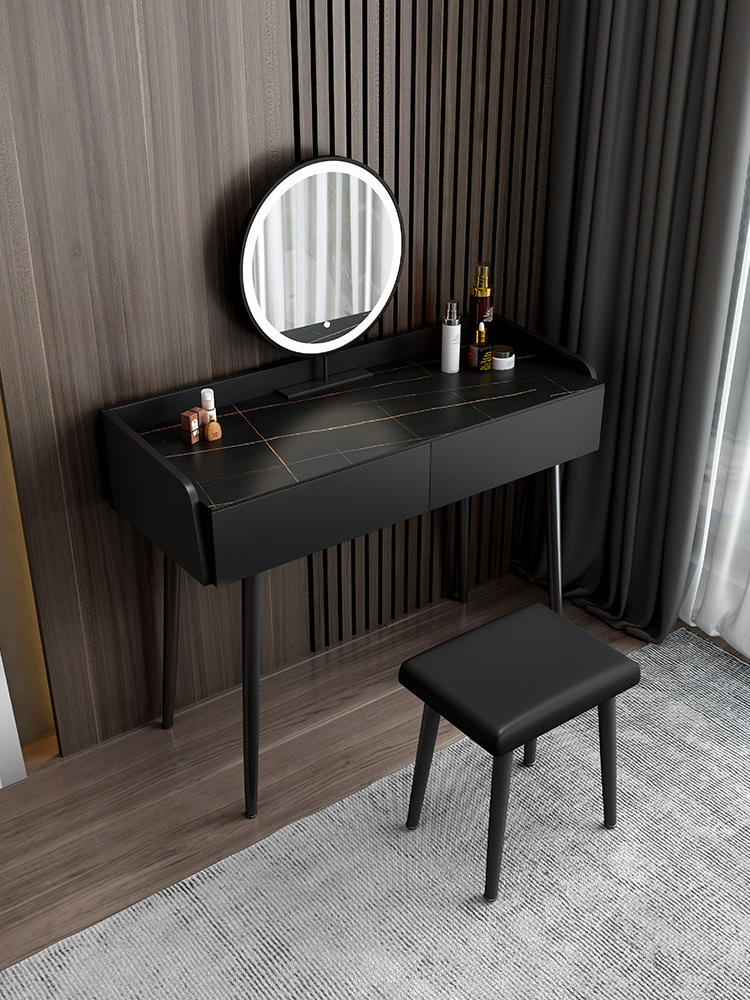 Home bathroom Makeup Dresser with Mirror and Led Lights Vanity Desk Storage Organizer Modern Contemporary Dresser for Bedroom