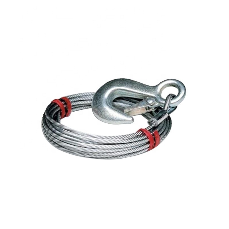 RY Heavy Duty Galvanized Forged Hook Forged Alloy Steel Eye Sling Hoist Hook with Safety Latch