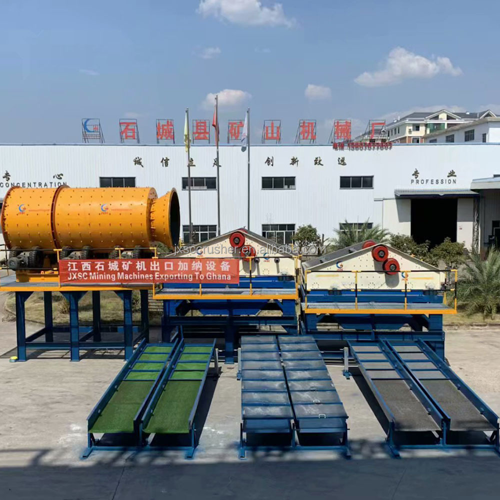 High Recovery Rate Gravity Separation Mining Machine Prospecting Gold Washing Plant For Sale