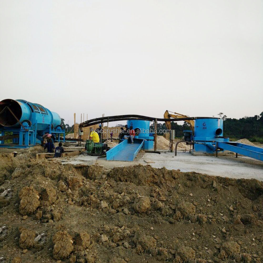 High Recovery Rate Gravity Separation Mining Machine Prospecting Gold Washing Plant For Sale