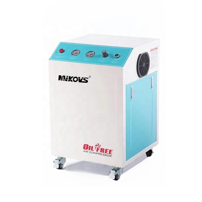 Mikovs MCS-1009 Mini Super Silent Oilless Dental Air Compressor for Sand blasting