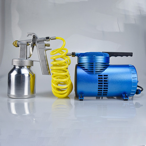 Professional Machine Mini Airbrush Oil Free Air Compressor Portable Compressors Paint Spray Gun