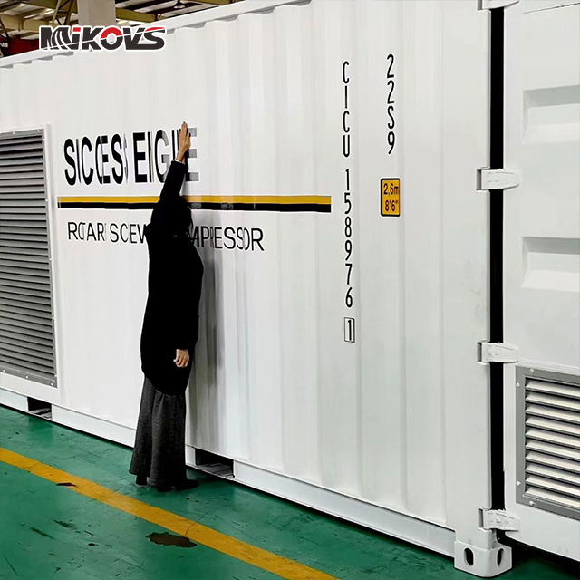 Mikovs Container CNG air compressor home filling station container petrol station lng compressor